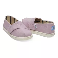 Zapatilla Alpargata Toms Tiny - Soft Lilac Heritage Canvas