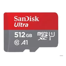 Cartão De Memória Sandisk Sdsquar-512g-gn6ma Ultra Com Adaptador Sd 512gb