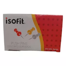 Push Pins Isofit 100 Unidades 