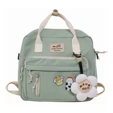 Kawaii Mochila Multifuncional Estilo Coreano Juvenil Moda