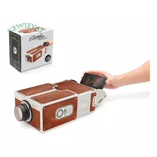 Projetor De Papelão 3d Mini Smartphone Light Novelty Cinema