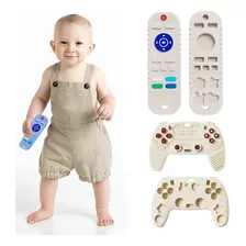 Pacote De 2 Brinquedos De Silicone Para Os Dentes Do Bebê