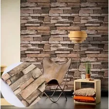 Vinil Adherible Decoracion Pared Piedra Laja 1 Rollo