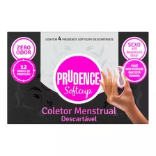 Coletor Menstrual Prudence Softcup Pacote X 4