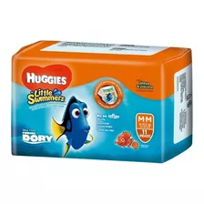 Pañales De Piscina Agua Huggies Little Swimmers Talle M X 11