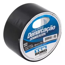 Cinta Demarcatoria Negra Tekbond 48mm X 15m