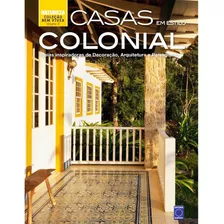 Livro Arquitetura Casas Em Colonial Decoração Paisagismo V09
