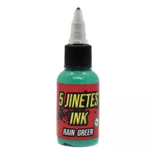 Tinta Tattoo 5 Jinetes Ink 1oz. Rain Green