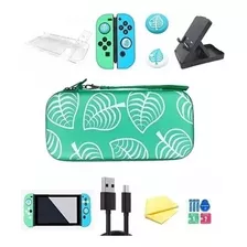 Funda Nintendo Switch Estuche Accesorios Animal Crossing