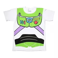 Toy Story Buzz Lightyear Astronauta Traje Adulto Camiseta (g