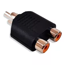 Adaptador Duplicador Rca Macho Fêmea Áudio Ou Vídeo