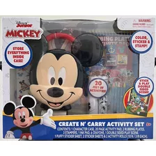 Set De Dibujo Disney Jr. Mickey Create N' Carry Activity