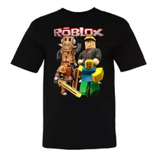 Camiseta Remera Algodon Roblox En 2 Diseños Varios Colores