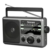 Radio De Mesa Microsonic Corriente Y A Pilas Am Fm Dimm