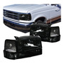 Farolas Ford F150 Bronco Chrome Smoke Edition F250 F350 Ford Bronco