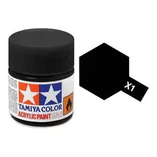 Tinta Acrílica Mini X-1 Preto (10 Ml) - Tamiya 81501