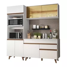 Armário De Cozinha Compacta Madesa Reims Grrm19000209 Armário Balcão - Branco