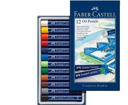 Oleo Pastel Faber Castell Caja X12 Colores