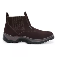 Bota Botina Country Boiadeiro Masculina Sola Borracha 500