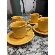 Pocillo Café Ceramica X 4