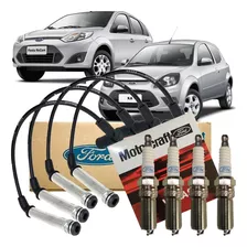 Kit Cabo E Vela Motorcraft Ford Fiesta 1.0 Flex Zetec Rocam