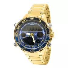 Relógio Masculino Tuguir Anadigi Kt1147-tu Tg30260 - Dourado