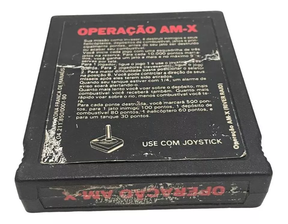 Operação Am X River Raid Atari 2600 Original Funcionando 