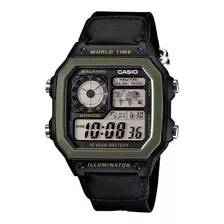 Relógio Masculino Casio Digital Ae-1200whb-1bvdf Original+nf