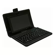 Funda Con Teclado Para Tablet 7 Acteck Ajustable/base/micro