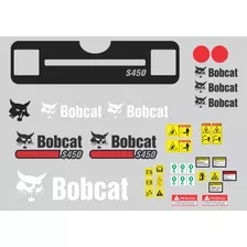 Jogo De Adesivos Completo Bobcat S450 Para Tratores