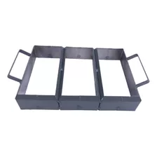 Forma Aço Paver 3 Blocos - Faz No Local 4cm - Envio Em 24hs