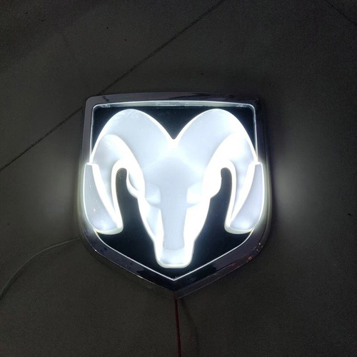 4d Luz Led Con Logotipo De Coche Con Emblema Dodge Genia Foto 6