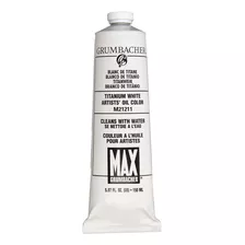 Max Water Miscible Oil Paint, Ml. Oz, Titanium White