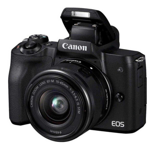  Canon Eos Kit M50 15-45mm Is Stm Mirrorless Cor  Preto