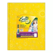 Cuaderno Exito Universo E3 Tipo Abc Rayado 19x24cm T/d Color Amarillo