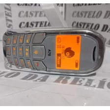 Celular Siemens A70 Cromo Relíquia Antigo De Chip 100% Ok