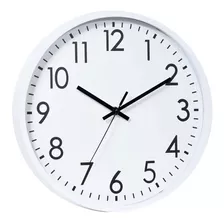 Relógio De Parede Basic 30,5 Cm Branco