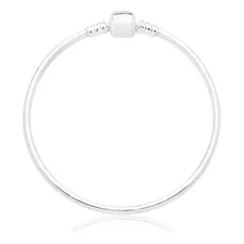 Bracelete De Prata 925 Rígido P/ Berloque 18 Cm