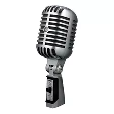 Microfone Shure 55sh Series Ii Dinâmico Cardioide Cor Prateado