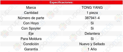 Defensa Delantera Mitsubishi L200 16/19 Tong Yang Foto 2