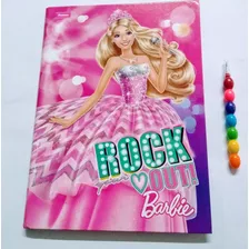 Caderno Da Barbie E Lapiseira Ponta 2.0