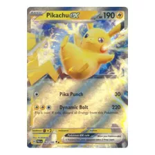 Tarjeta Pokemon Pikachu Ex 063/193 Ur Ingles Paldea Evolved