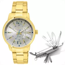 Relógio Condor Masculino Kit Co2115ye/k4k, C/ Garantia E Nf
