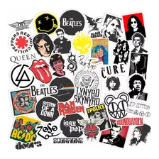 42 Adesivos Stickers Rock In Roll Musica Clássicos