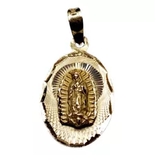 Oro 10 K Medalla Virgen De Guadalupe 1.5 Cm X 2 Cm 1.2 Gr