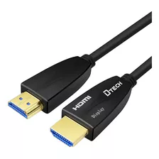 Cable Hdmi 2.0 Fibra Optica De 15 Mt Ultra Hd 4k 60hz Dtech