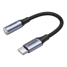 Ugreen Adaptador De Audio Tipo-c A 3,5 Mm 10cm Gray