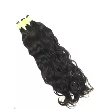 Cabelo Humano Liso Ondulado Virgem 70cm, 50gr Pontas Cheias Cor Castanho