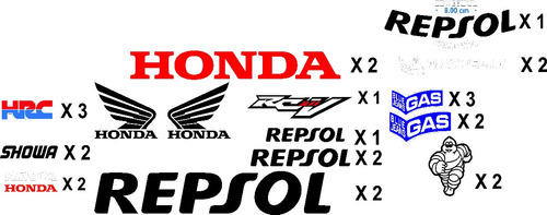 Calcomanias Stickers Repsol Honda Cbr 1000rr 2008-2016 Foto 2