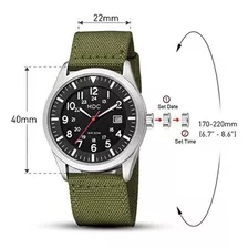 Reloj Hombre Reloj De Pulsera Analógico Militar Para Hombre